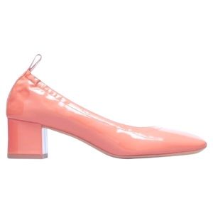 Everlane Italian Leather everyday heel patent leather pink coral